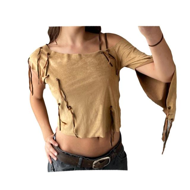 Plein Sud Women's Blouse - Tan/Brown - 10 on Productcaster.