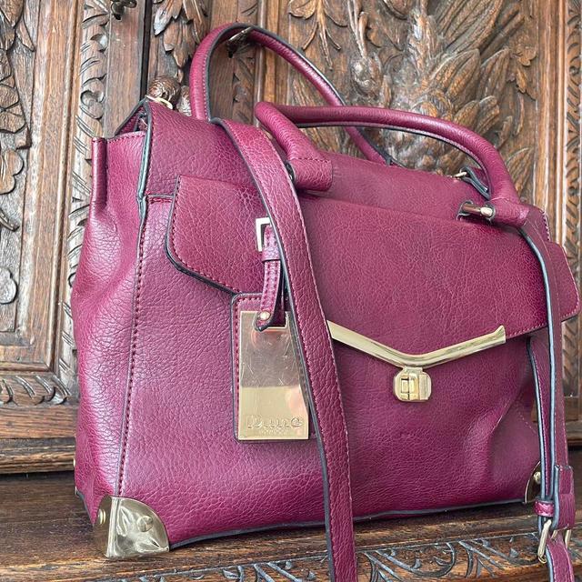 Dune Women's Tote bags - Burgundy/Gold on Productcaster.