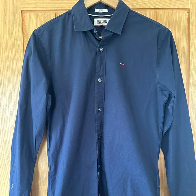 Hilfiger Denim Men's Shirt - Navy - S on Productcaster.