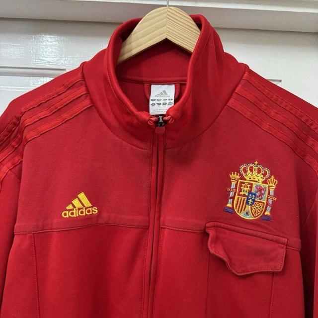 Adidas Men's Jacket - Red - XL on Productcaster.