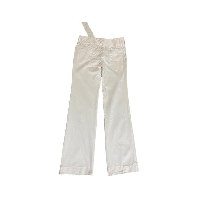 Dolce & Gabbana Women's Flare Trousers - Cream/White - UK 10 on Productcaster.