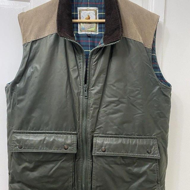 Vintage Men's Coat - Green - L on Productcaster.