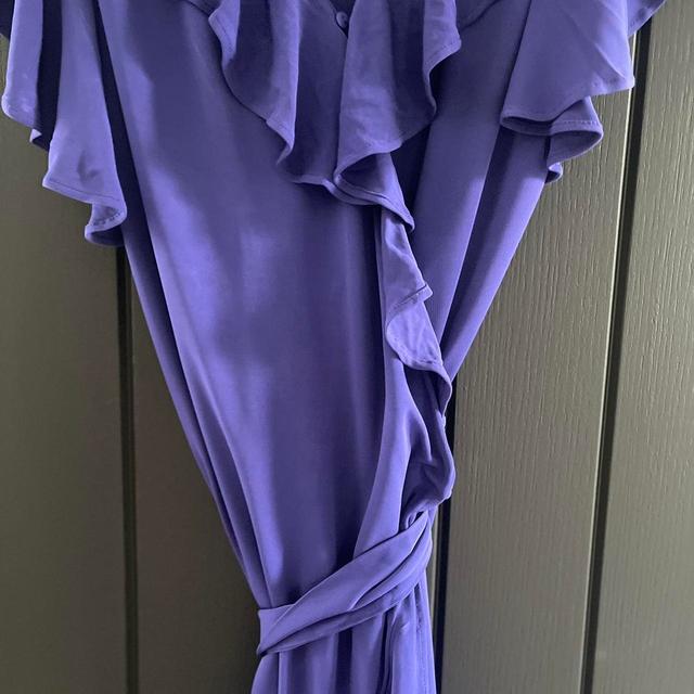 Coast Women's Polyester Dress - Purple/Blue - 12 on Productcaster.