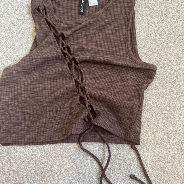 H&M Women's Crop top - Brown - S on Productcaster.