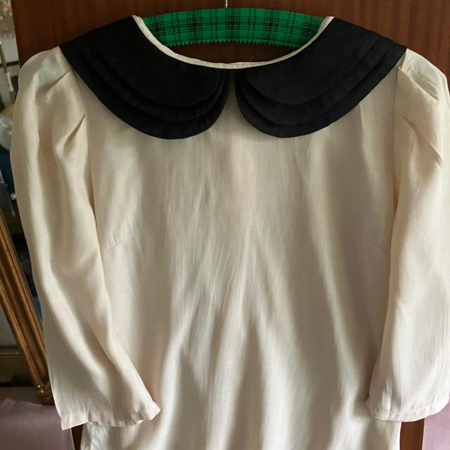 Louche Women's Blouse - Cream/Black - 10 on Productcaster.