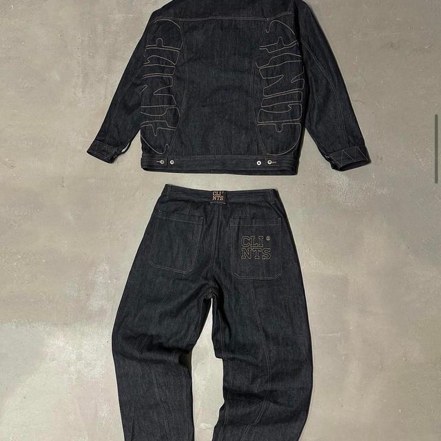 Clints Inc Men's Jeans - Black/Navy - XL on Productcaster.