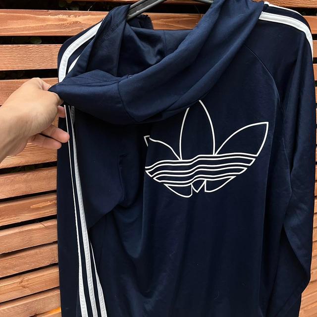 Adidas Originals Men's Hoodie - Blue - M on Productcaster.