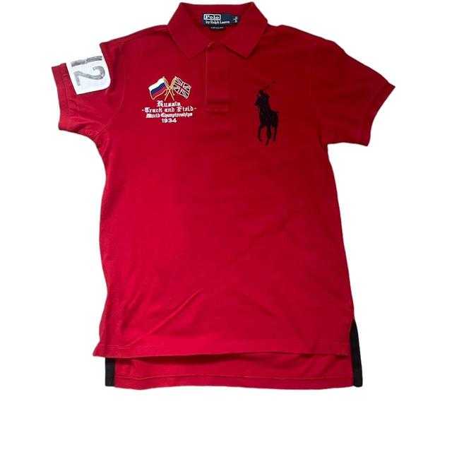 Polo Ralph Lauren Men's Polo shirt - Red - S on Productcaster.