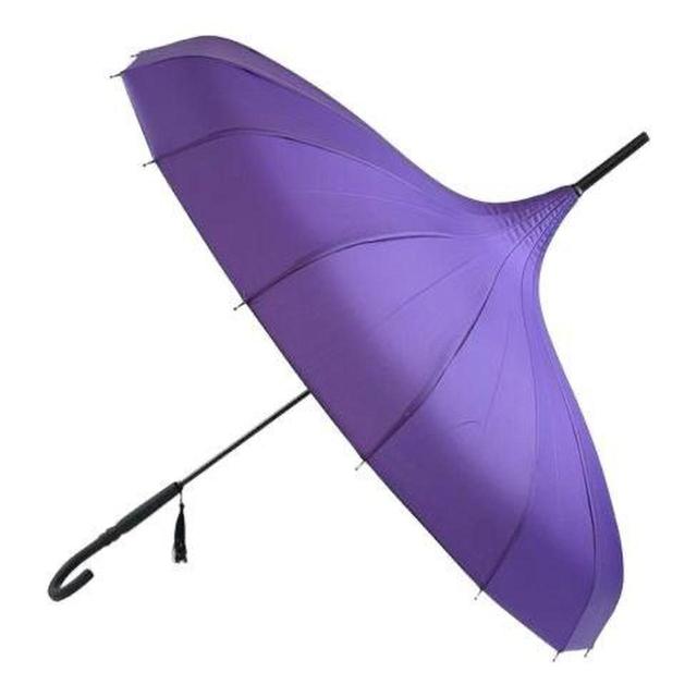 Soaked in Luxury Umbrella - Purple/Silver on Productcaster.