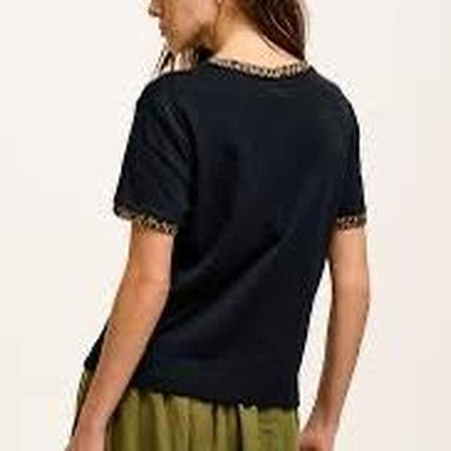 Lucy and Yak Women's T-shirt - Black/Brown - M on Productcaster.