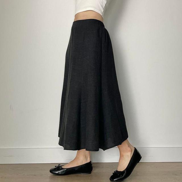 Vintage Women's Maxi Skirt - Grey - S on Productcaster.