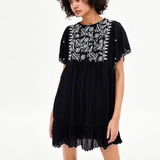 Zara Women's A-line Dress - Black - S on Productcaster.