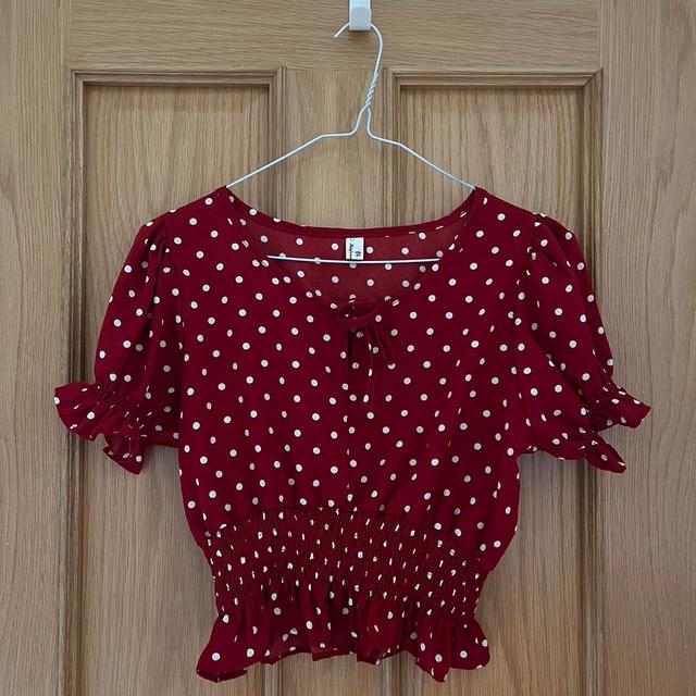 Women's Blouse - Red - One size on Productcaster.