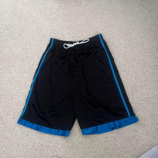 Vintage Men's Shorts - Black/Blue - M on Productcaster.