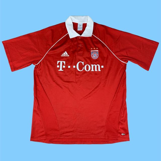 Adidas Men's T-shirt - Red - XL on Productcaster.