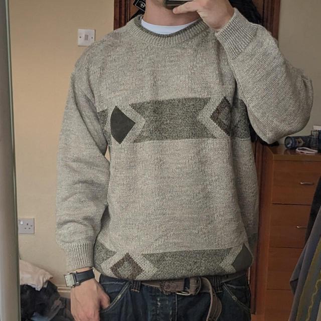 Berkertex Men's Jumper - Cream - M on Productcaster.