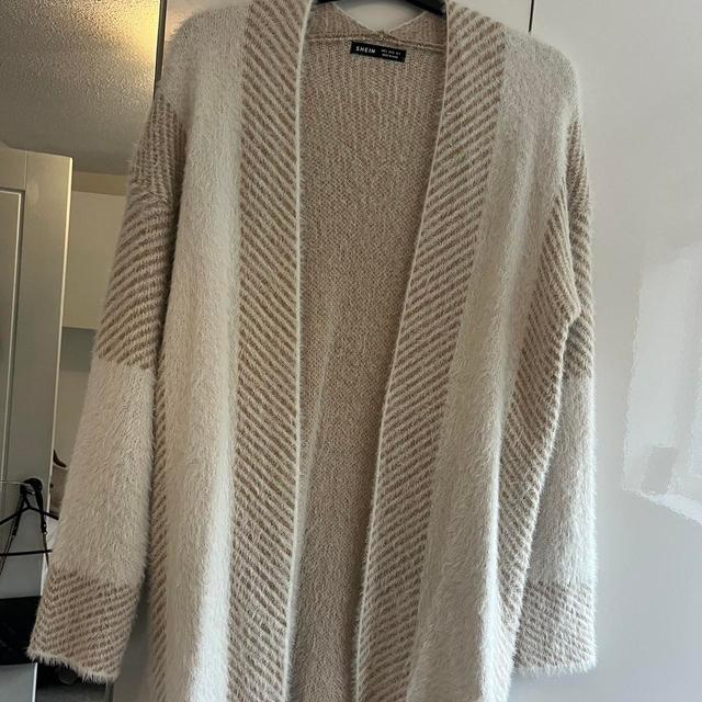 !M?ERFECT Women's Cardigan - Cream/Tan - M on Productcaster.