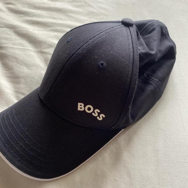 BOSS Men's Hat - Navy on Productcaster.