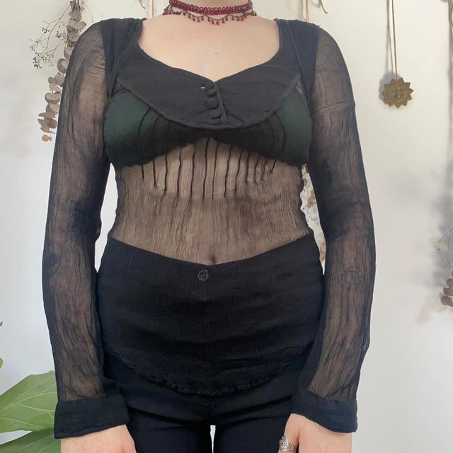 Vintage Women's Top - Black - S on Productcaster.