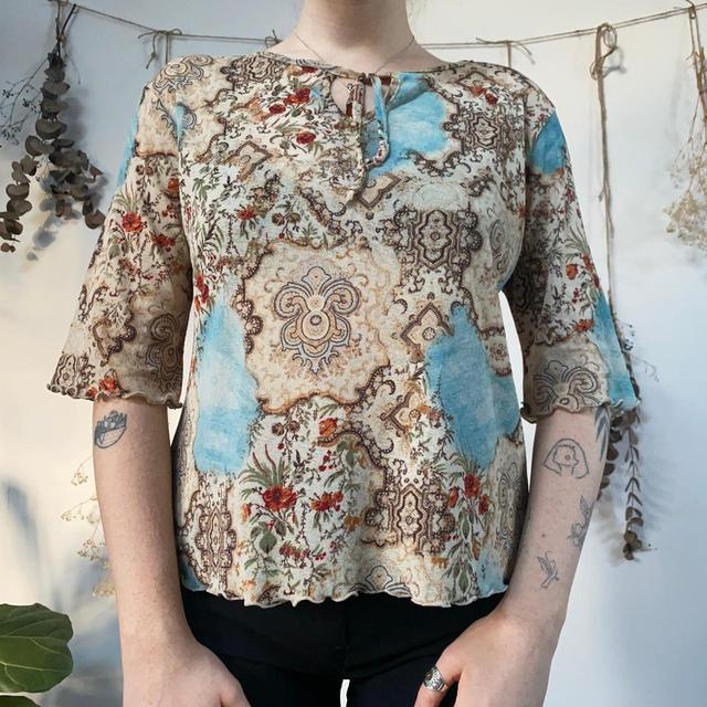 Vintage Women's Blouse - Cream - XL on Productcaster.