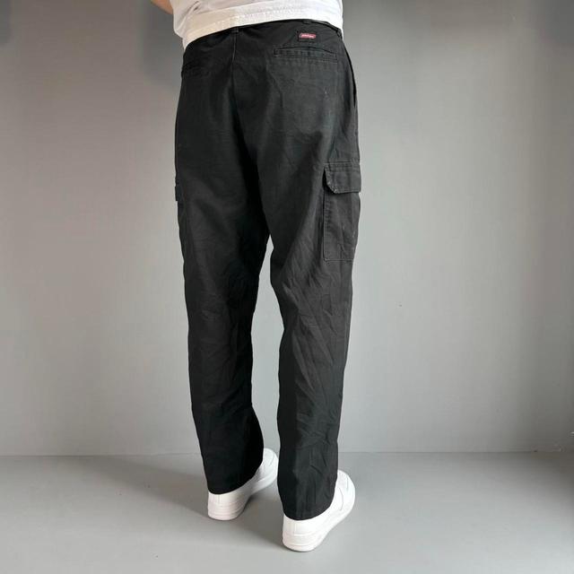 Dickies Men's Straight leg Cargo Trousers - Black - 36" on Productcaster.