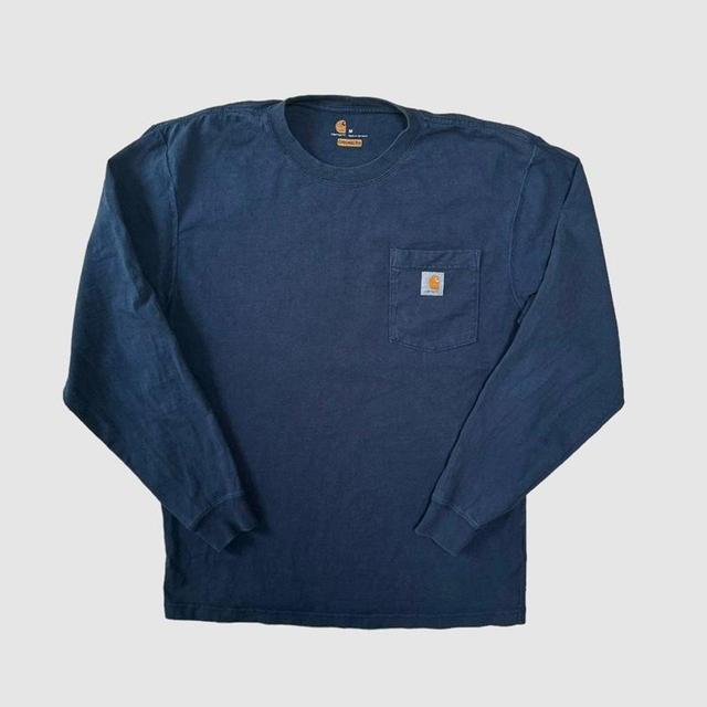 Carhartt Men's T-shirt - Navy - M on Productcaster.