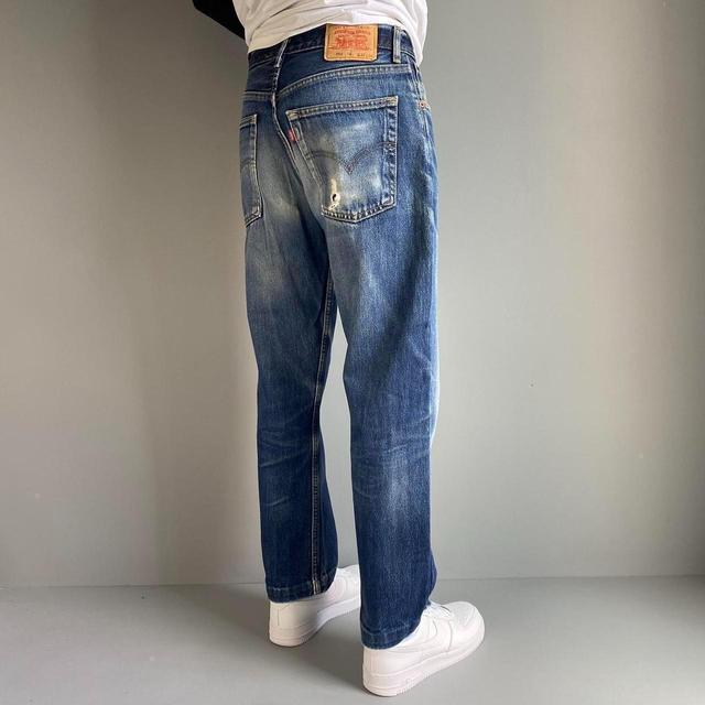 Levi's Men's Straight leg Jeans - Navy/Blue - 30" on Productcaster.