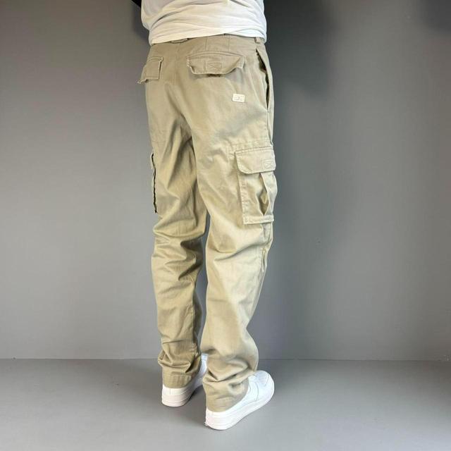 Timberland Men's Straight leg Cargo Trousers - Cream - 32" on Productcaster.