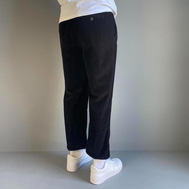 Vintage Men's Straight leg Trousers - Black - 34" on Productcaster.