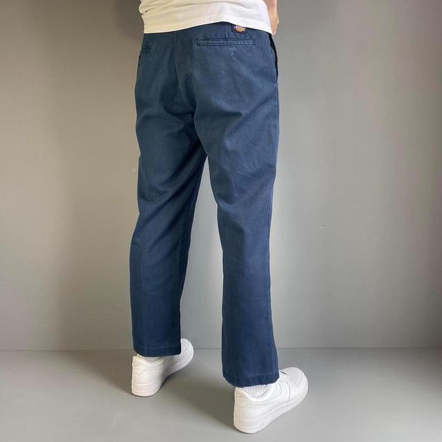 Dickies Men's Straight leg Chino Trousers - Navy/Blue - 32" on Productcaster.