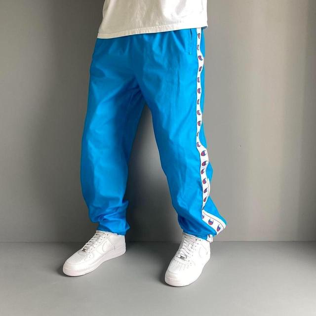 Champion Men's Sweatpants - Blue/Red - XL on Productcaster.