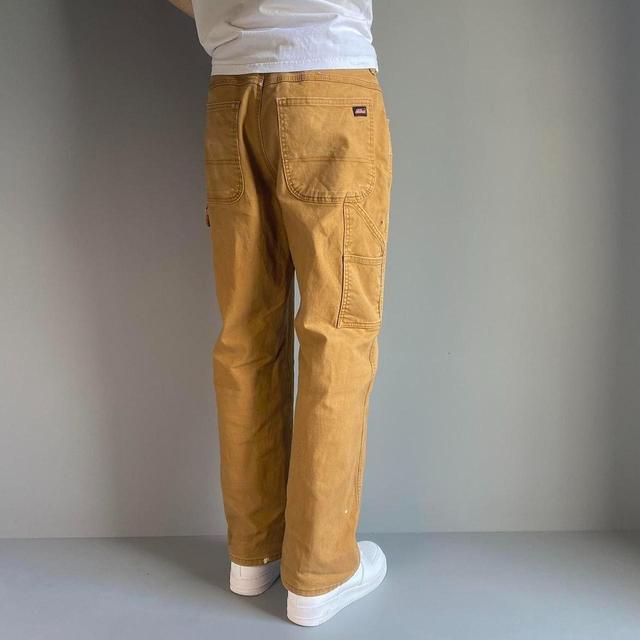 Dickies Men's Straight leg Cargo Jeans - Tan - 34" on Productcaster.