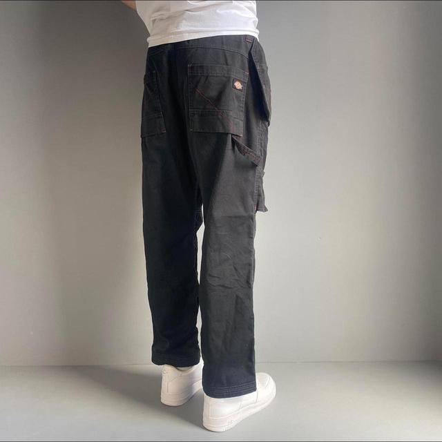 Dickies Men's Straight leg Cargo Trousers - Black - 35" on Productcaster.