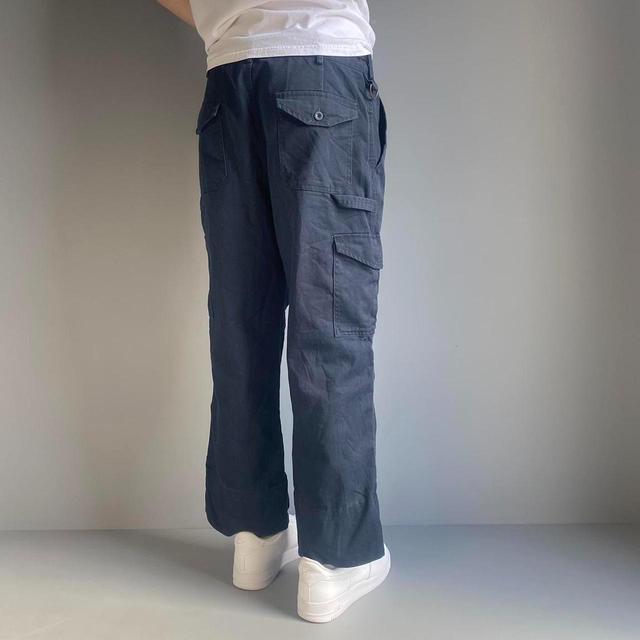 Dickies Men's Straight leg Cargo Trousers - Navy - 34" on Productcaster.