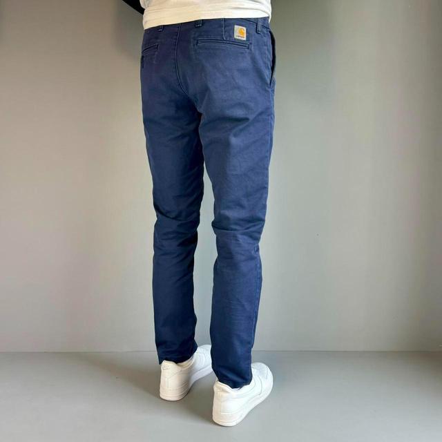 Carhartt Men's Skinny Trousers - Navy - 33" on Productcaster.