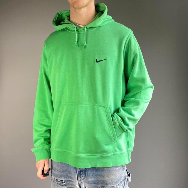 Nike Men's Hoodie - Green - XL on Productcaster.