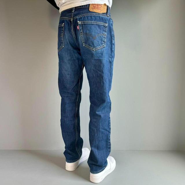 Levi's Men's Slim Jeans - Navy/Blue - 33" on Productcaster.