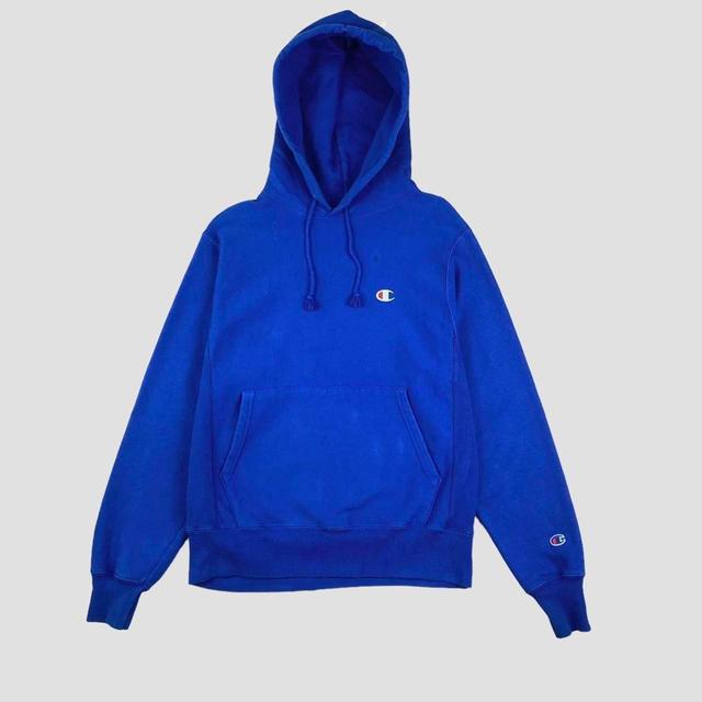 Champion Men's Hoodie - Blue - S on Productcaster.