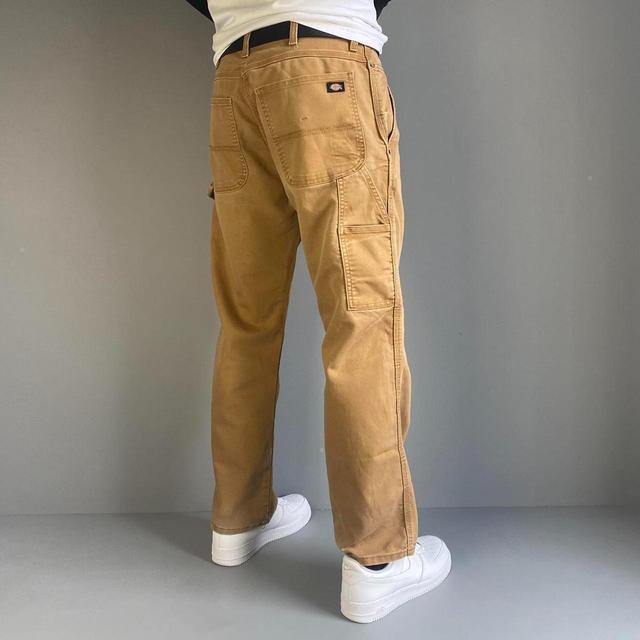 Dickies Men's Straight leg Cargo Jeans - Tan - 34" on Productcaster.