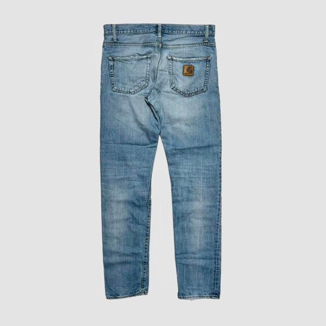 Carhartt Men's Straight leg Jeans - Blue - 31" on Productcaster.