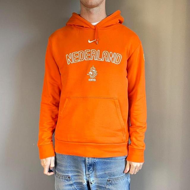 Nike Men's Hoodie - Orange - M on Productcaster.