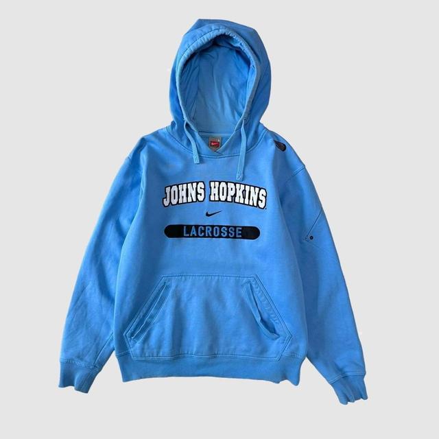 Nike Men's Hoodie - Blue - S on Productcaster.