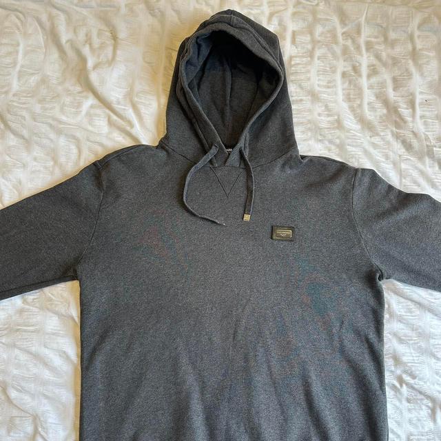 Dolce & Gabbana Men's Hoodie - Grey - M on Productcaster.