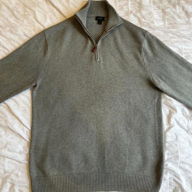 J.Crew Men's Jumper - Grey - M on Productcaster.