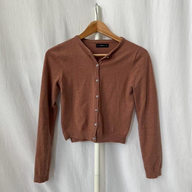 Zara Women's Cardigan - Brown/Tan - 6 on Productcaster.