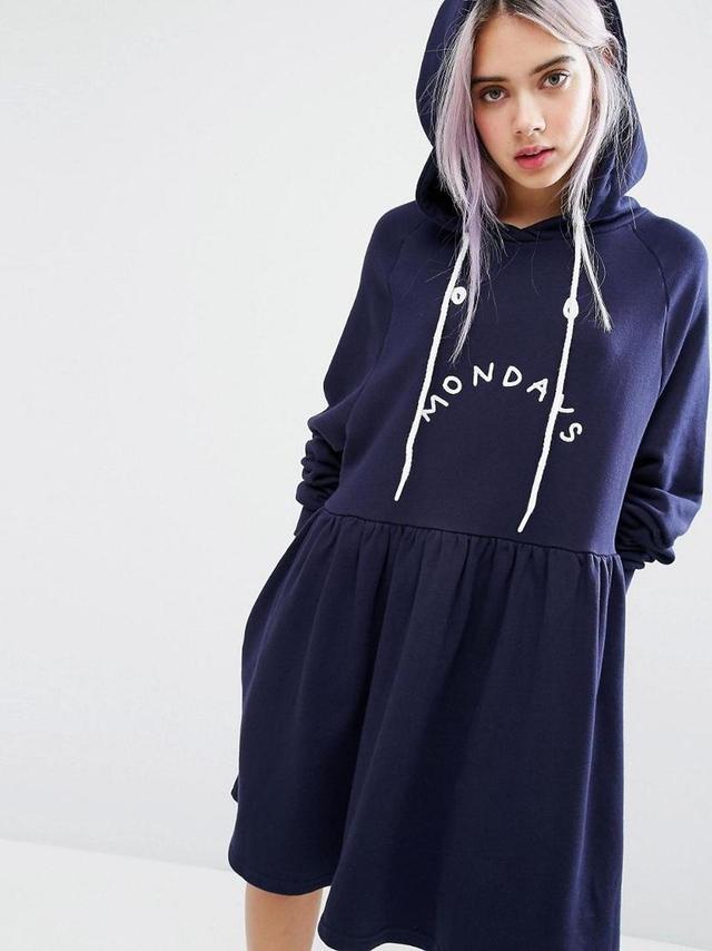 Lazy Oaf Women's Relaxation Dress - Navy/Blue - L on Productcaster.