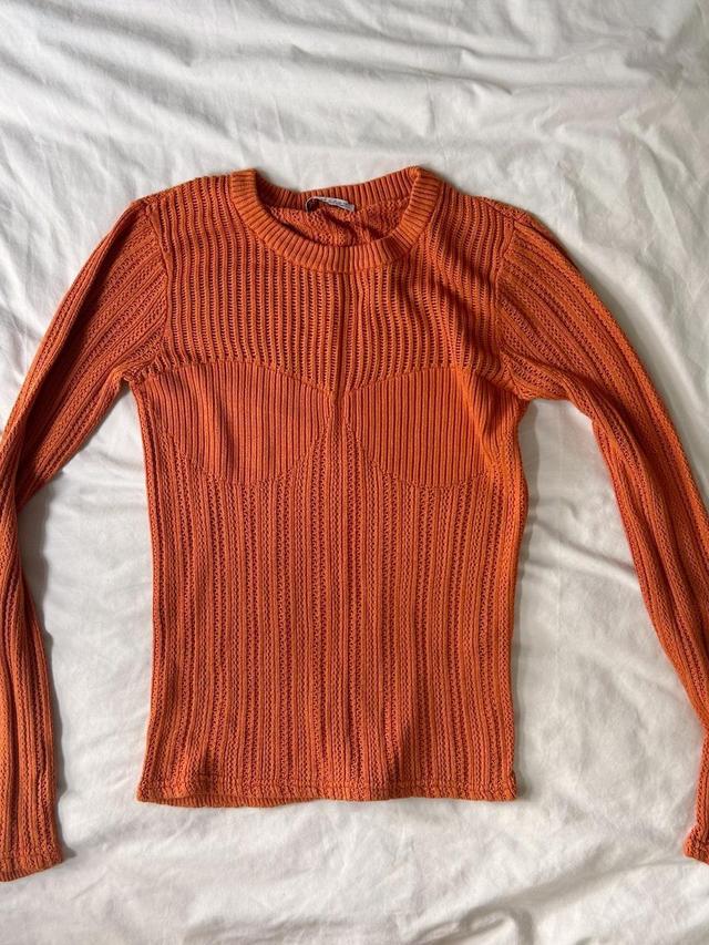 Zara Women's Top - Orange - M on Productcaster.