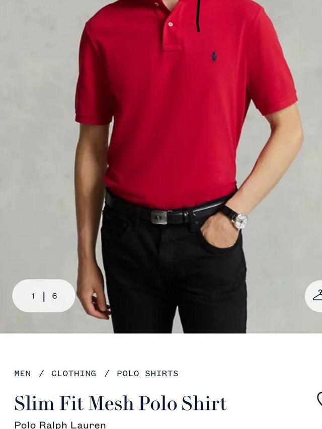 Polo Ralph Lauren Men's Polo shirt - Red - M on Productcaster.