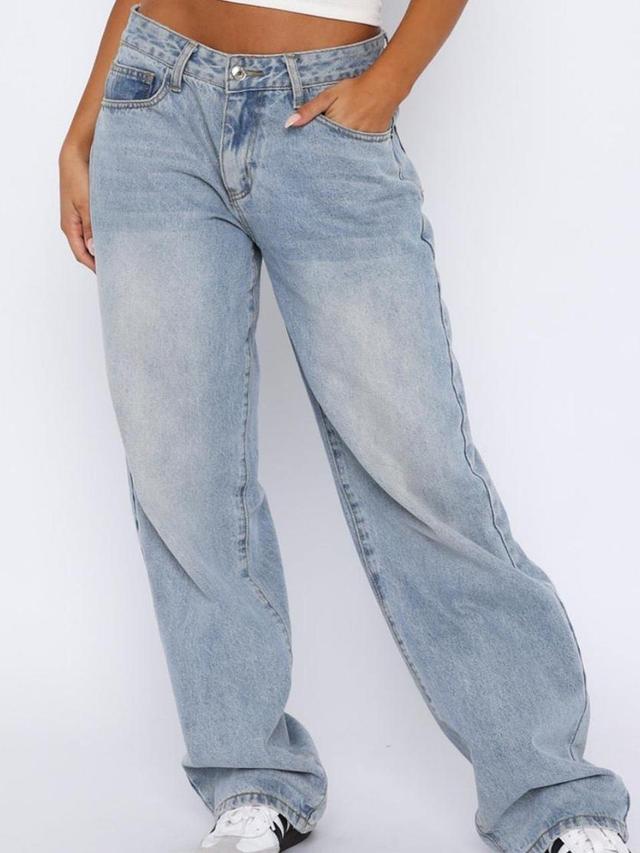 White Fox Boutique Women's Jeans - Blue - M on Productcaster.