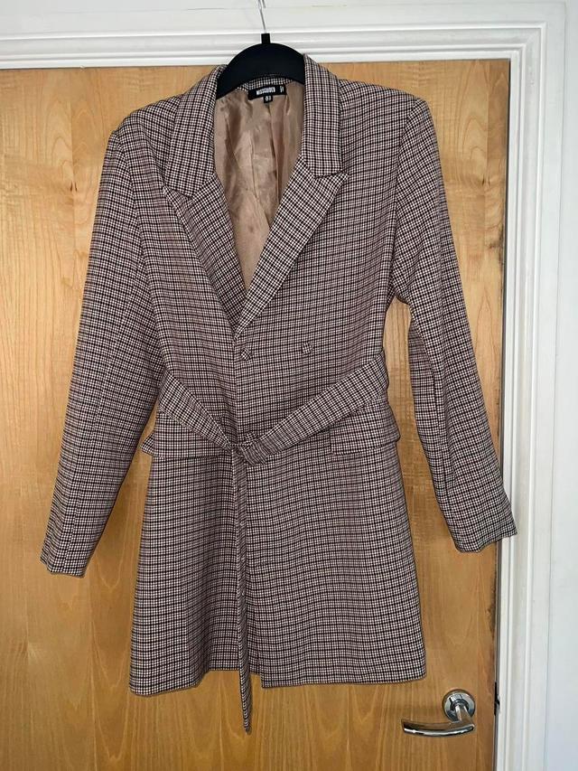 Missguided Women's Blazer Dress - Brown/Multi - 14 on Productcaster.